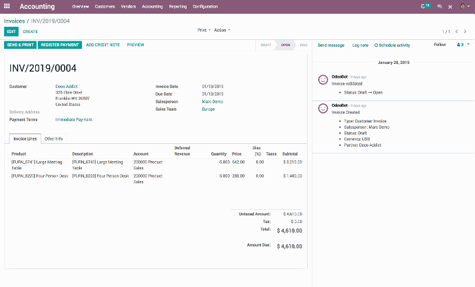 Contabilidade Odoo Contabilidade Odoo